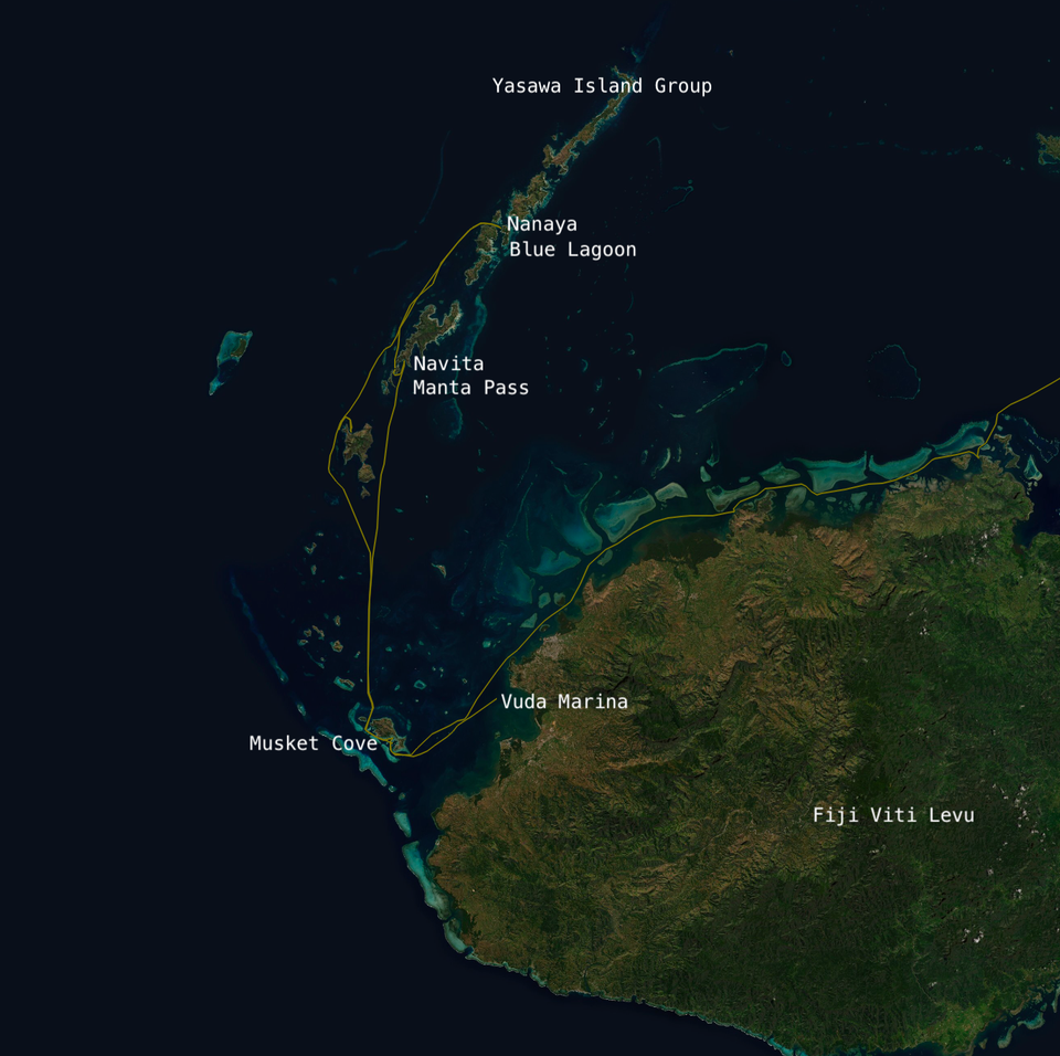 Yasawa Group / Naviti / Manta Pass